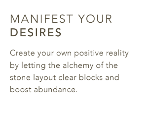 Manifest Your Desires Healing Stone Pouch