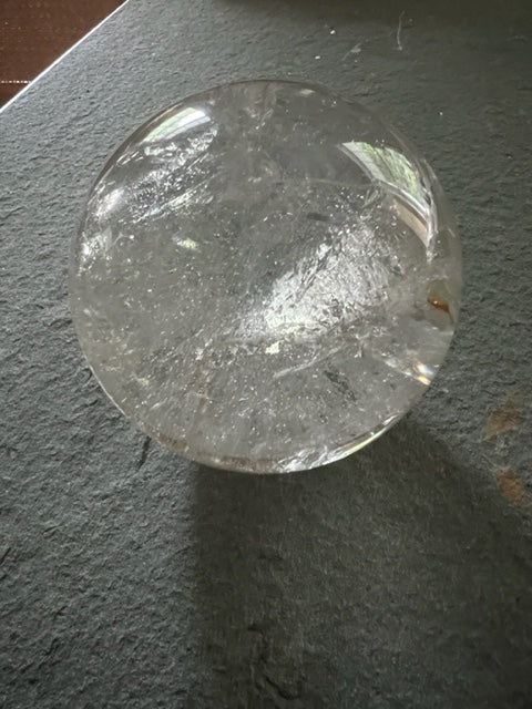 Brazilian Quartz with Iron Inclusion Sphere