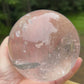 Brazilian Quartz with Iron Inclusion Sphere